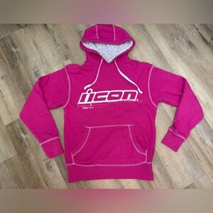 Pink Icon Motorsports Hoodie